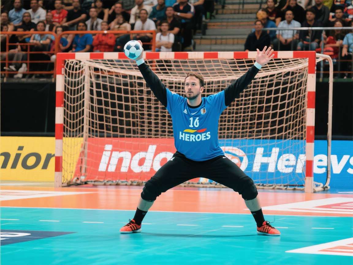 Indo Handball Heroes Gameplay Indo Handball Heroes gameplay showing a match in progress with Indian players